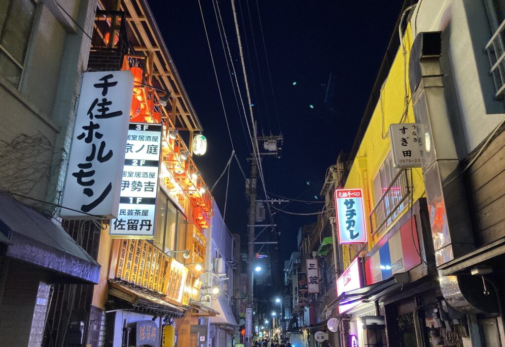 荒川河川敷__飲み屋横丁