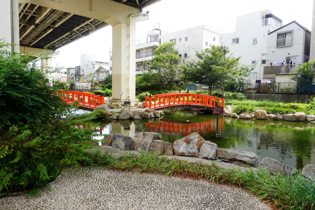 堅川河川敷公園_庭園