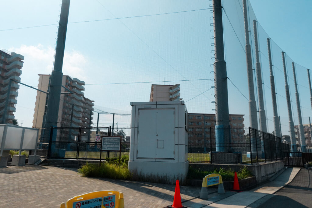 白鷺せせらぎ公園_外から見た様子